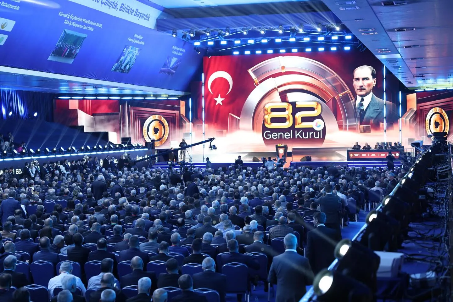 TOBB 82. Genel Kurulu salonu